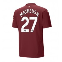 Camisa de Futebol Manchester City Matheus Nunes #27 Equipamento Alternativo 2024-25 Manga Curta